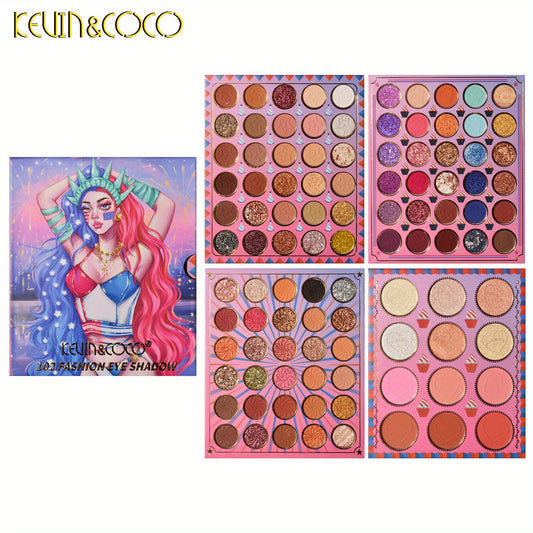 Party Queen Halloween Makeup Set 102 Colors Eyeshadow Palette