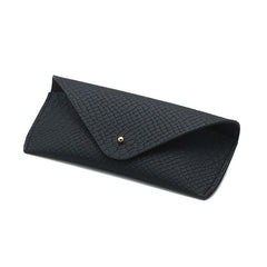 Embossed Leather Sunglasses Pouch Eyewear Case Storage Box