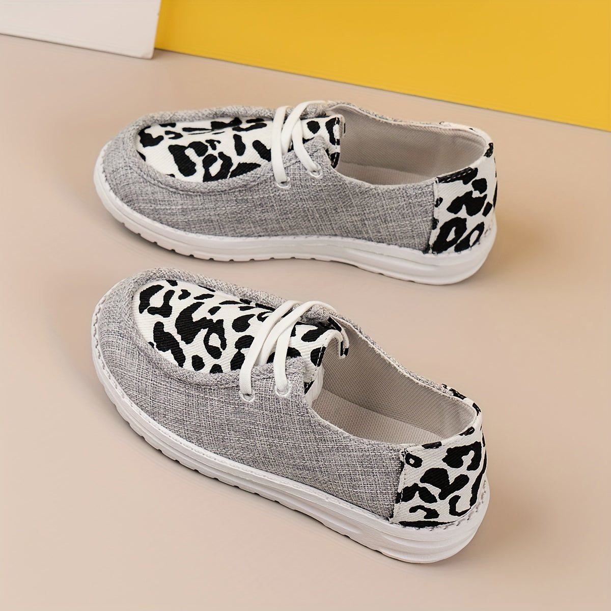 Girl's Canvas Loafer Shoes Slip On Casual Sneakers