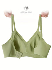 Comfortable Seamless Wireless V Neck Bra