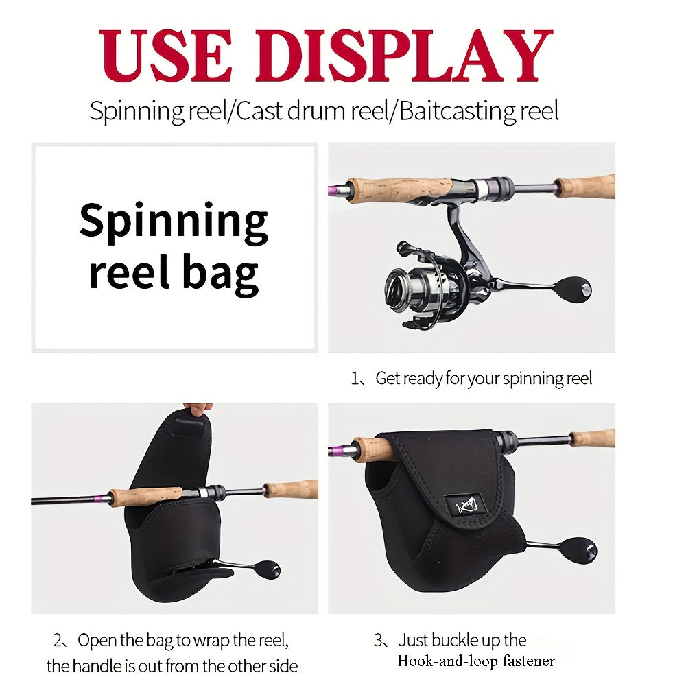 Waterproof Fishing Reel Bag For Spinning/Baitcasting Reels