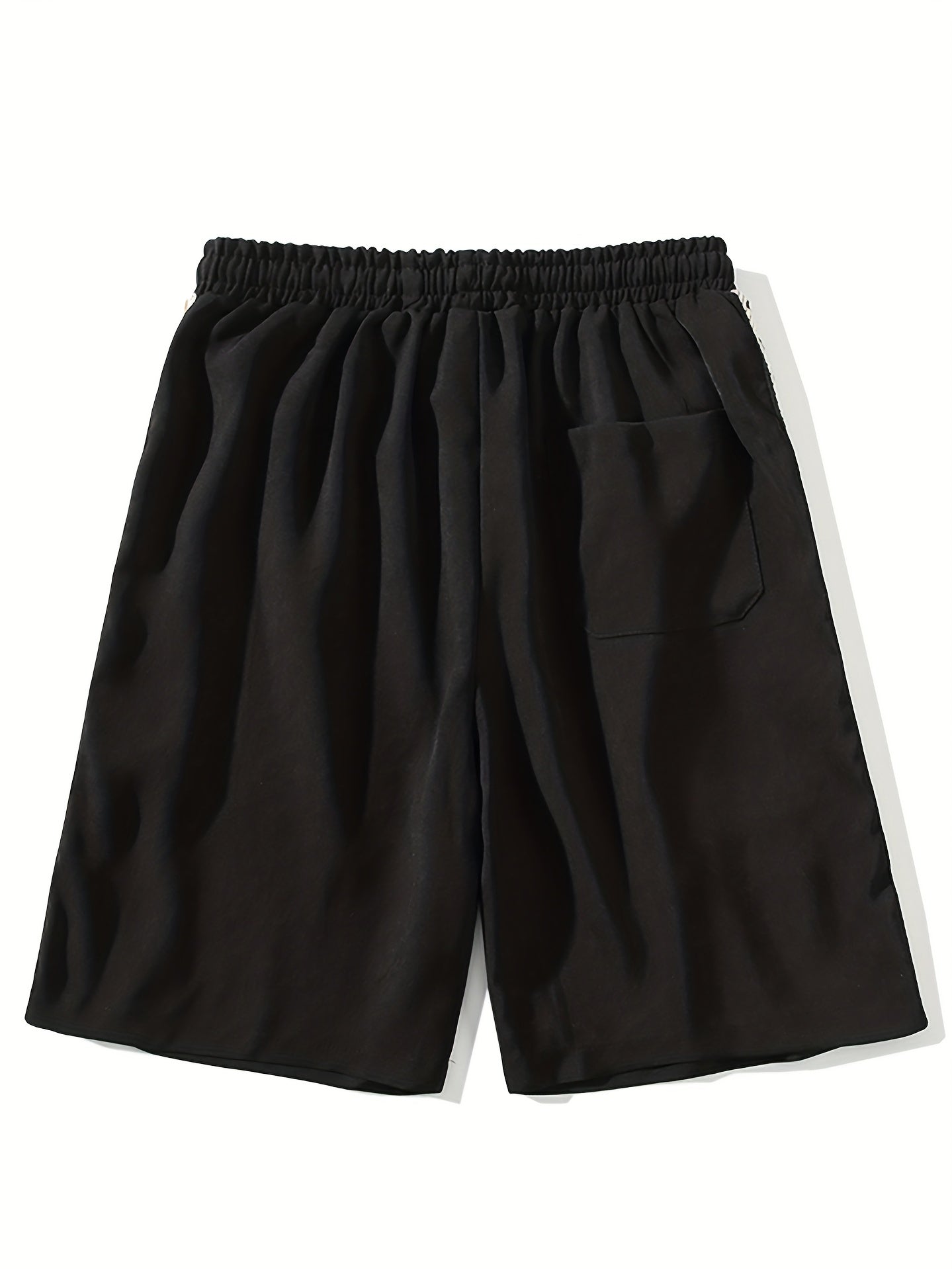 Men's Basic Drawstring Shorts With Pocket for Summer