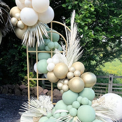 Double Cream Peach Balloon Garland Arch Set Wedding Decoration