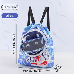 Kids Outdoor Backpack Swim Bag with Wet & Dry Compartments for Swimming Gym