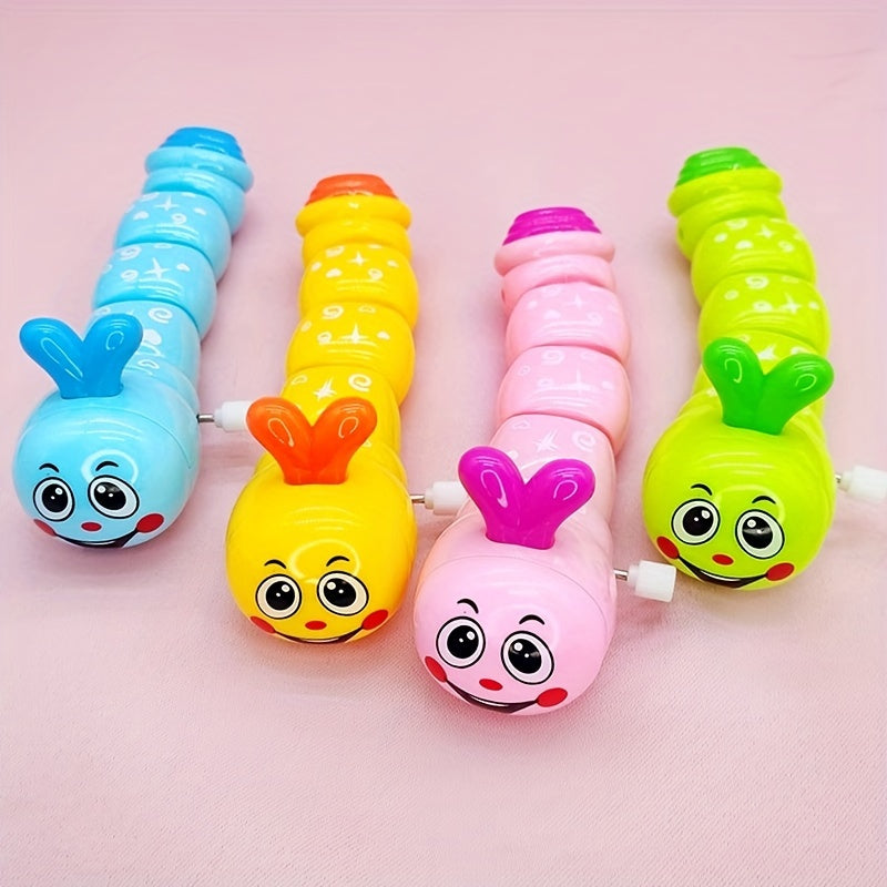 Colorful Clockwork Crawling Toys for Kids, Twistable Bodies, Fun Gift