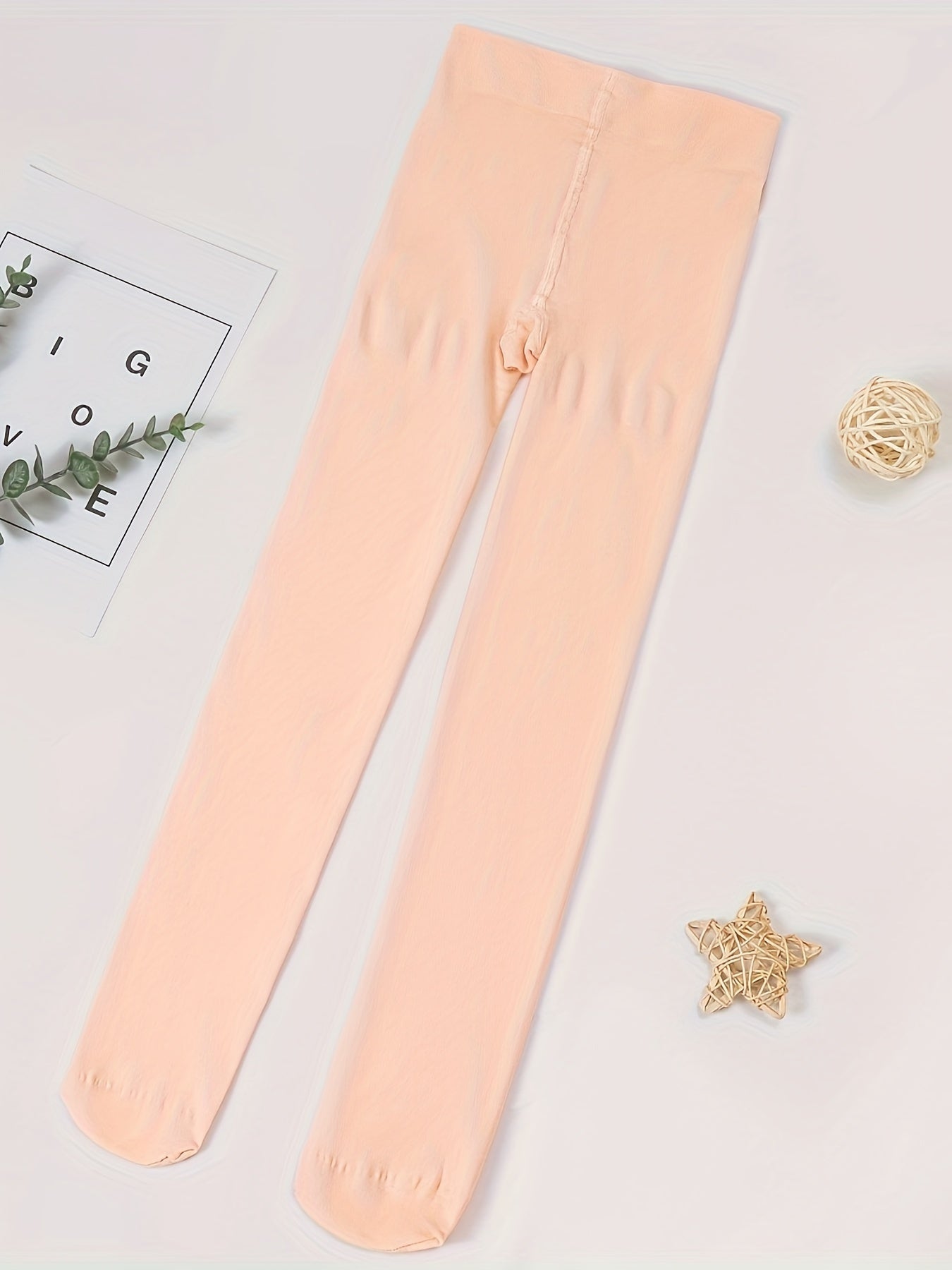 Stretchy Solid Footed Leggings Girls Comfy Ballet Leggings