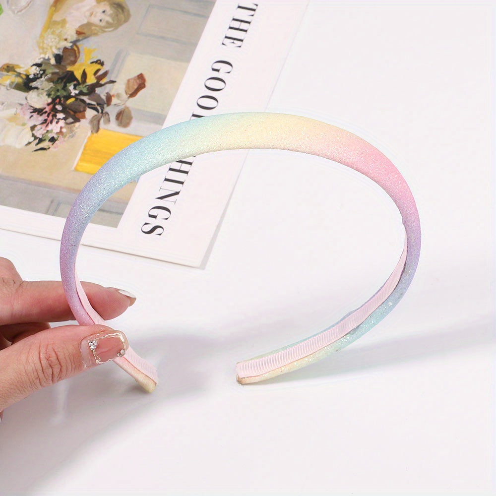 Gradient Sequined Star Hair Hoop Princess Headwear Hair Accessories