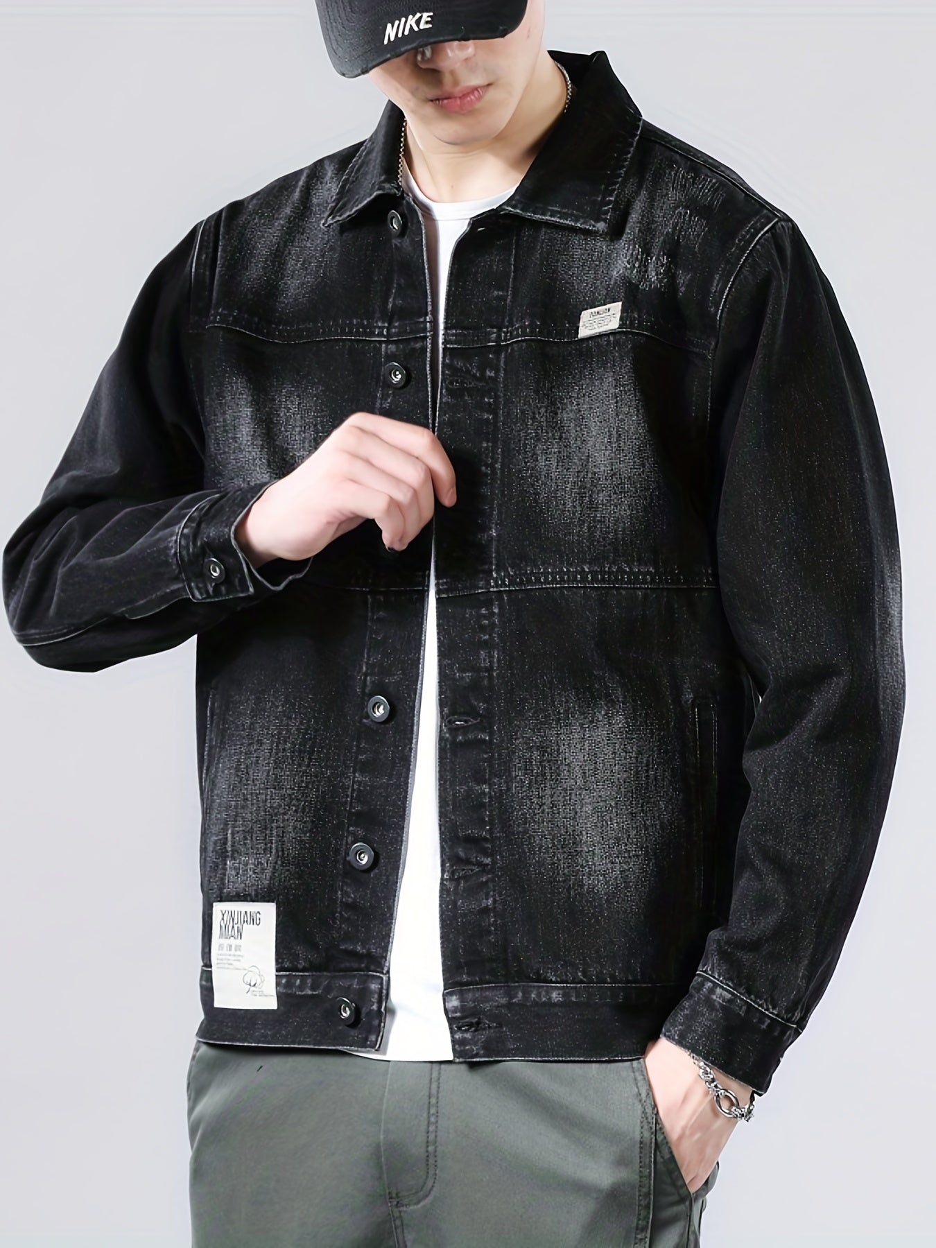 Men's Denim Jacket Casual Street Style Coat