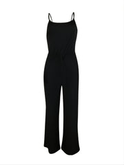 Solid Cami Top Wide Leg Jumpsuit