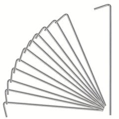 18pcs Heavy Duty Tent Stakes Outdoor Use - Secure Canopies & Decorations