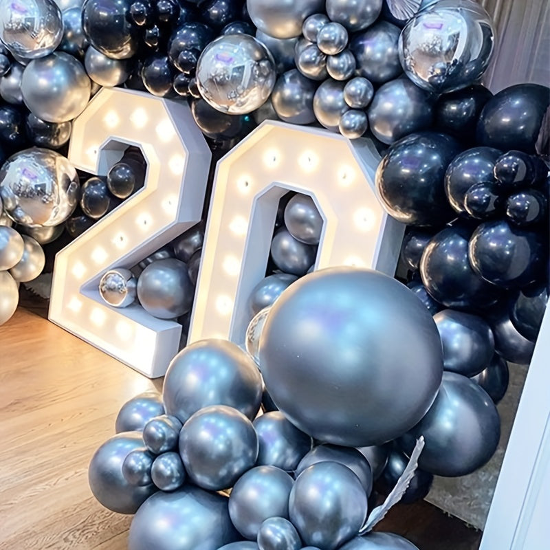 147pcs Halloween Christmas 4D Aluminum Foil Balloon Garland Arch Kit
