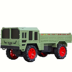 1pc Inertia Military Truck Van Car Off road Vehicle Model Toy Car