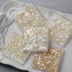 3D Irregular Shell Resin Patches Resin Beads Charms Chips