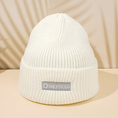 Winter Beanie Hat Knitted Ear Protection Warm Ski Woolen Unisex