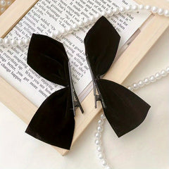 2pcs Girls Sweet Bow Hair Clip Hair Accessories Sets