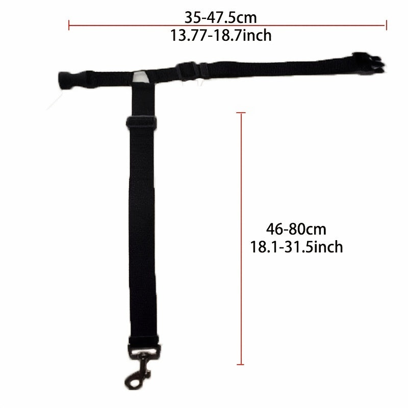 Pet Car Seat Belt and Leash for Safe Travel with Your Dog or Cat
