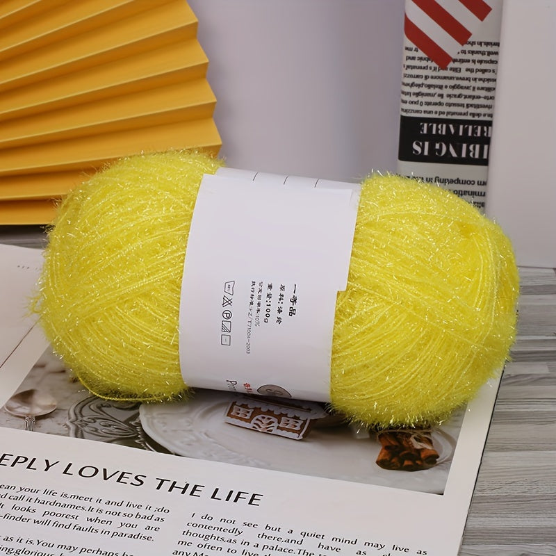Glass Thread Sparkling Light DIY Doll Bag Golden Thread 100g