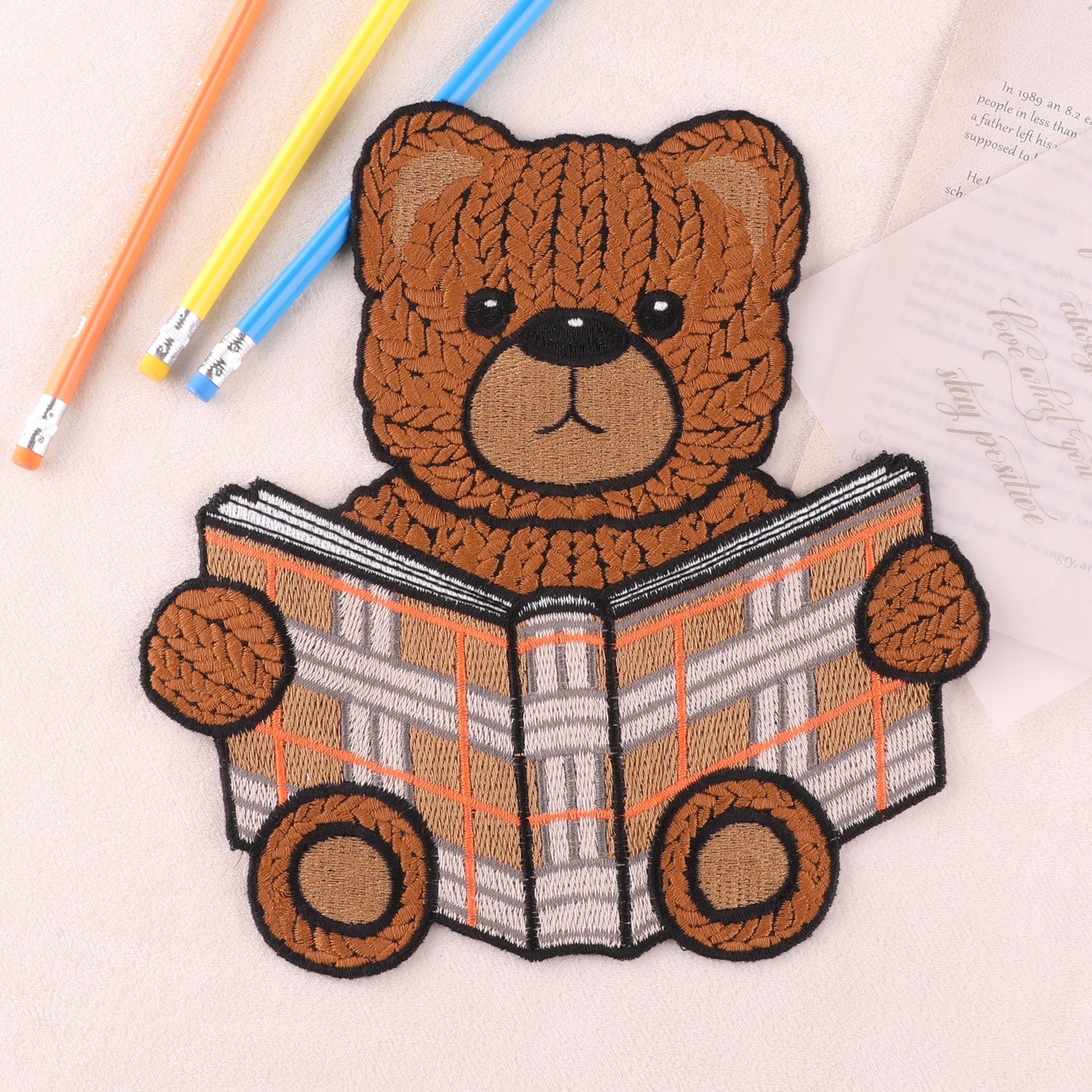 Bear Embroidery DIY Patch Decorative Accessories For Clothes Backpack Hat