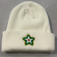3D Embroidered Knitted Hat Ear Protection Japanese Anti Cold Woolen Hat
