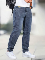 Men's Regular Denim Jeans With Pockets
