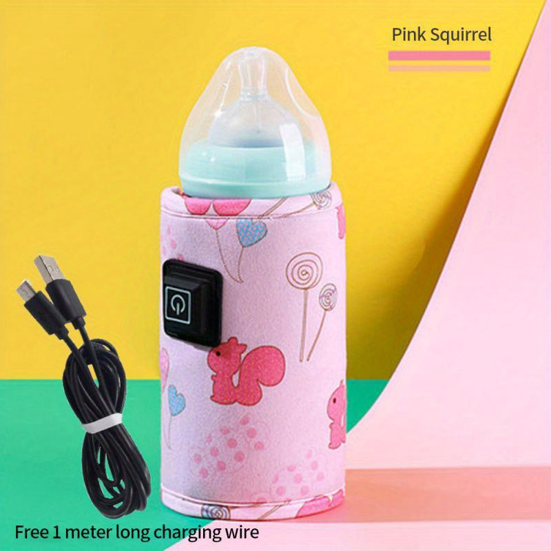 USB Milk Water Warmer Travel Stroller Insulated Bag