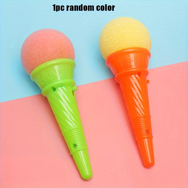 Ice Cream Shooters Toy Squeeze Game Foam Ball Launcher