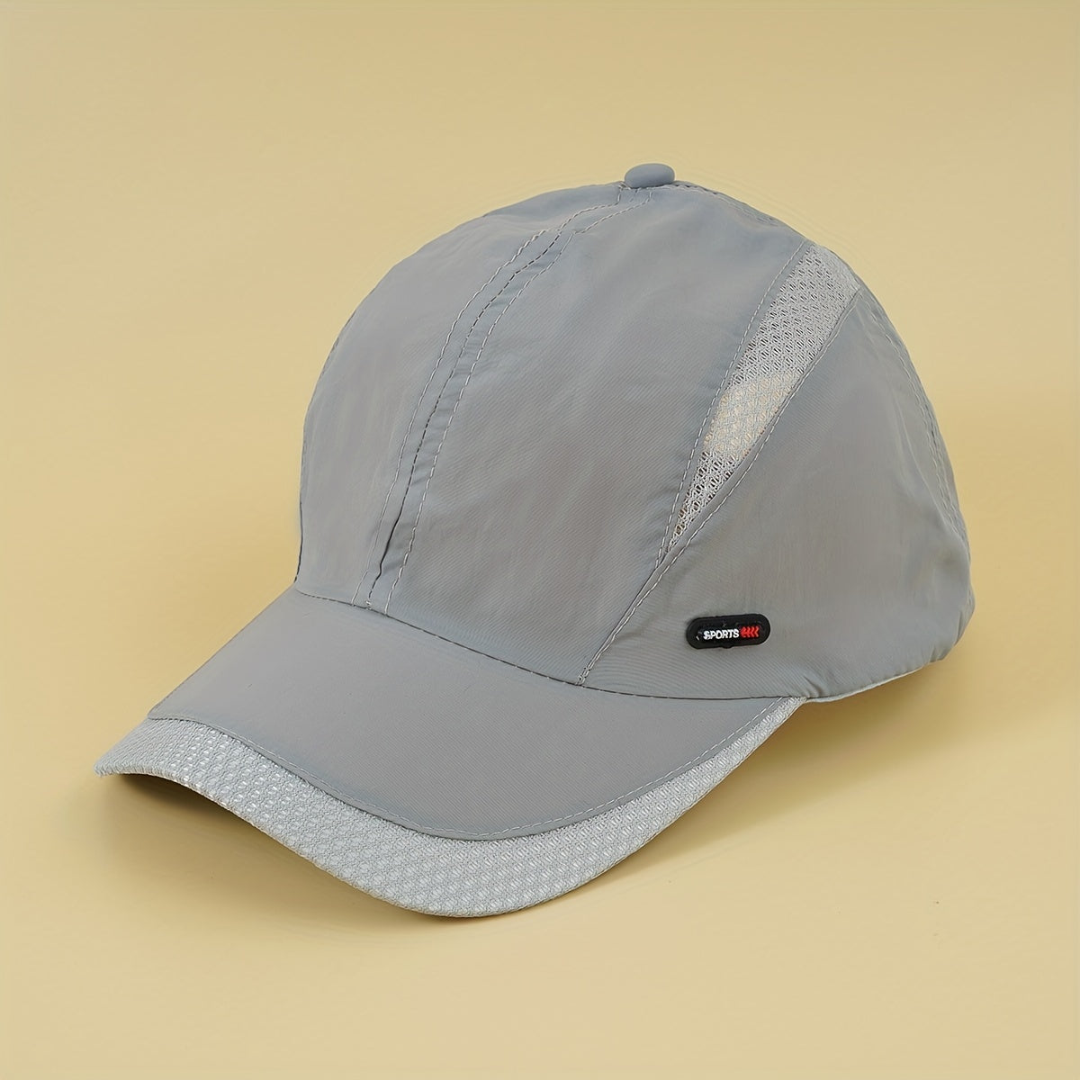 Solid Mesh Baseball Cap Thin Quick Drying Outdoor Sports Hat Adjustable