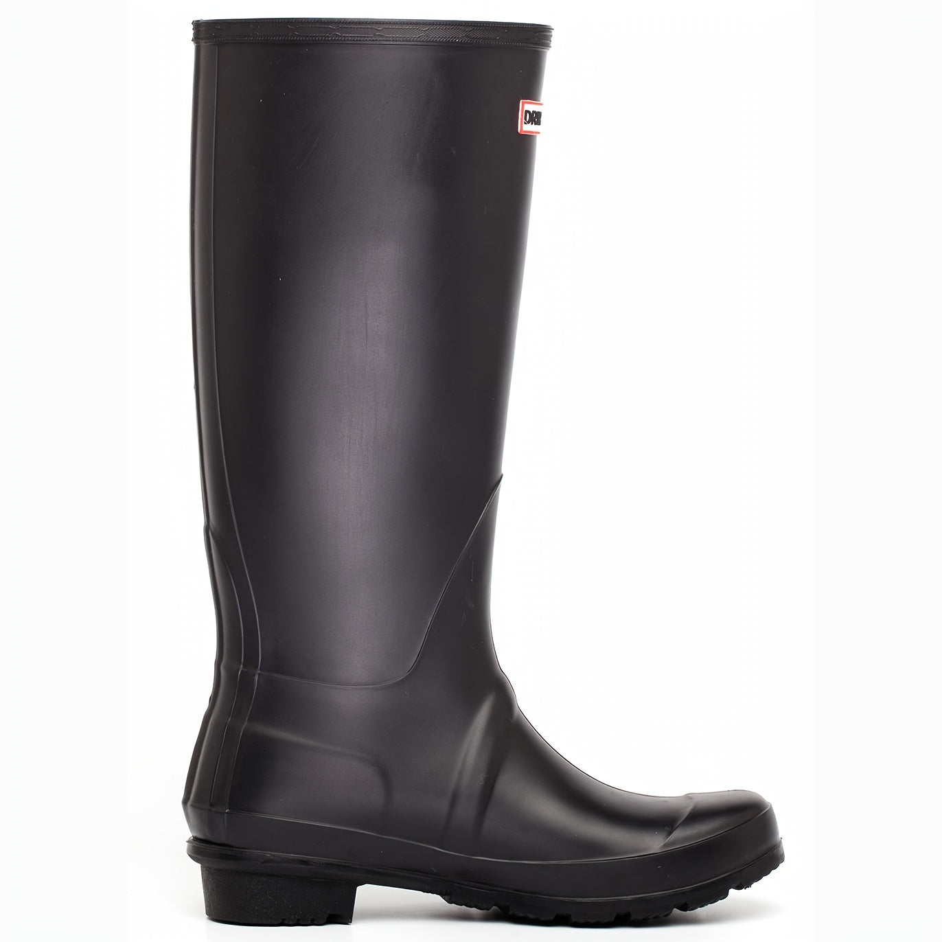 Waterproof PVC Round Toe Flat Rain Boots Lightweight Comfortable Foldable