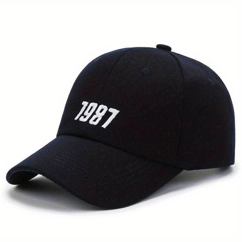 1987 Embroidered Cap Summer Casual Baseball Cap