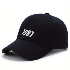 1987 Embroidered Cap Summer Casual Baseball Cap