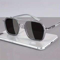 1pc Men's Double Beam UV Protection Outdoor Sunglasses