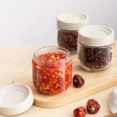 Glass Sealed Food Storage Jar with Easy Open Lid