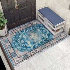 Vintage Persian Area Rug Distressed Boho Carpet