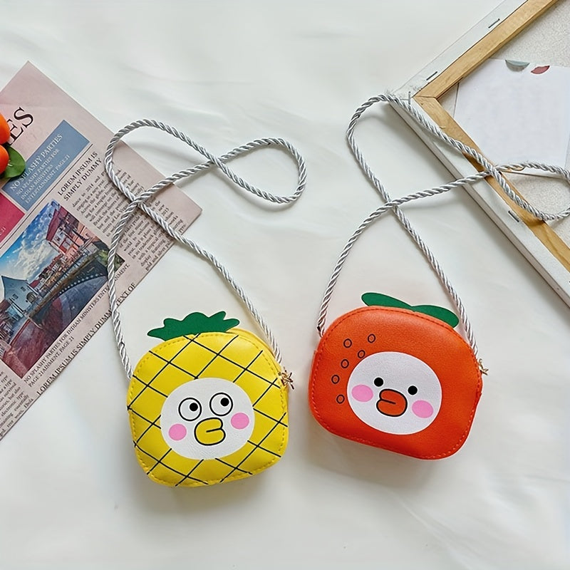 Kids Fruit Crossbody Bag Mini Coin Purse for Girls