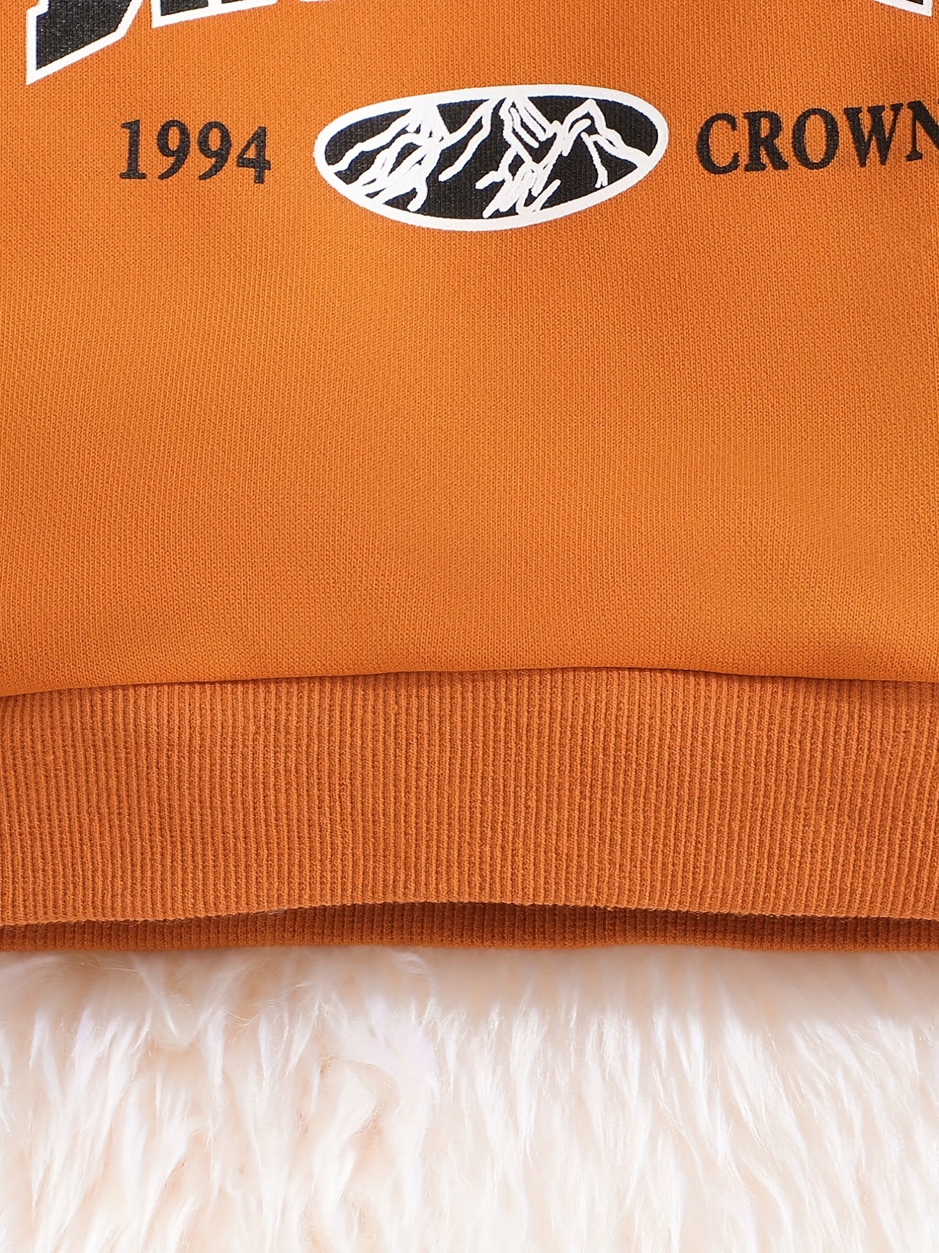 Baby Boy's Letter Graphic Sweatsuit Hoodie & Pants Set for Autumn/Winter