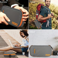 Portable Electronic Accessories Travel Case Zipper Organizer Bag