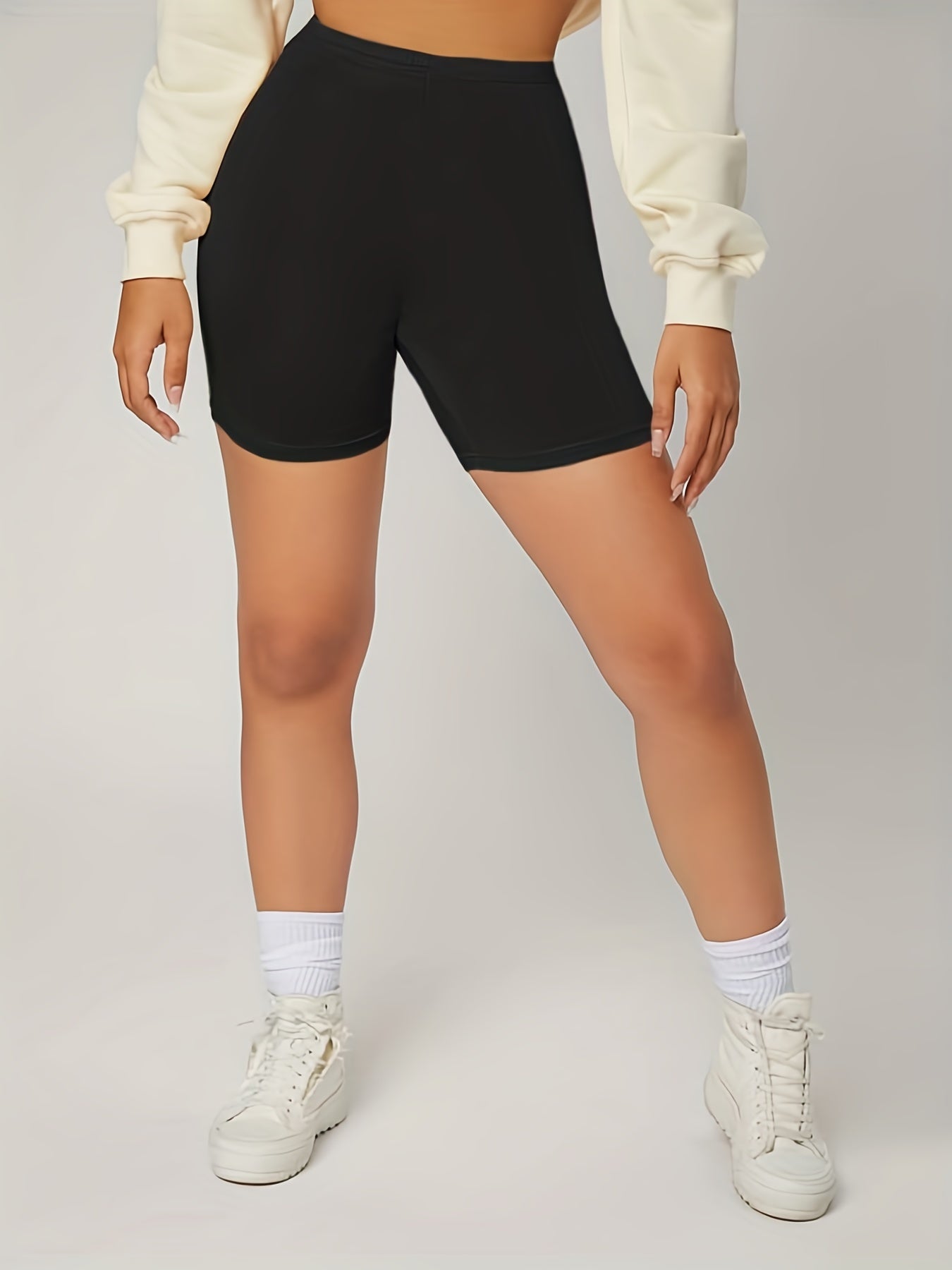 High Stretch Biker Shorts for Workout or Cycling