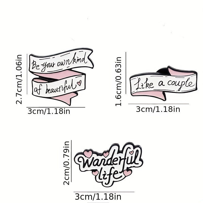 Girls Ribbon Pins - Add Personality to Clothes Backpacks - Great Gift Idea
