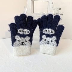 Kids' Cartoon Winter Gloves Coldproof Warm Keeping