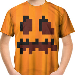 Boy's Pumpkin Graphic T shirt for Halloween