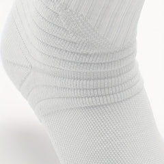 Men's Mid Crew Sport Socks Non Slip Shock Absorption Nylon Blend