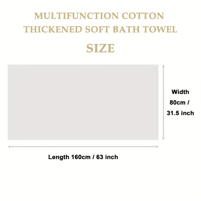 Soft Cotton Bath Towel for Adults and Baby 80x160cm