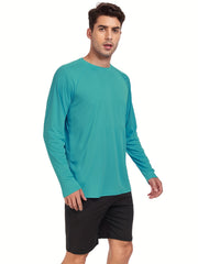 Men's Sun Shirt UV SPF UPF 50 Sun Protective Sweatshirt Fishing