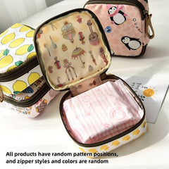 Sanitary Napkin Storage Bag for Menstrual Cup and Pads