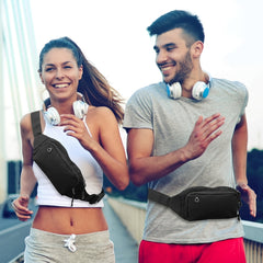 Waterproof Waist Bag for Running and Fitness with Earplug Hole