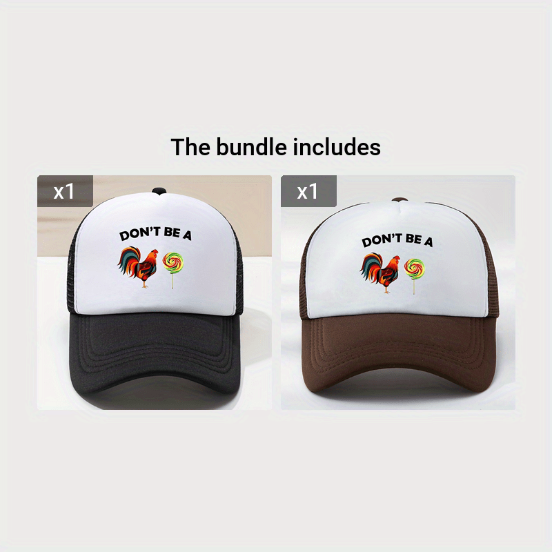 Outdoor Letter Printed Breathable Sports Peaked Cap for Fishing Cycling Hiking