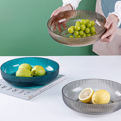 Large Fruit Bowl for Kitchen Counter Centerpiece Brown Grey Green