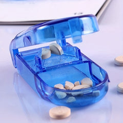 Health Management Pill Cutter with Compartment