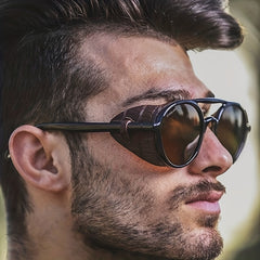 Men's Double Beam Sunglasses UV Resistant for Outdoor Party