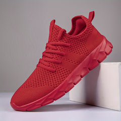 Soft Thick Sole Mesh Woven Shoes Lightweight Breathable Sneakers